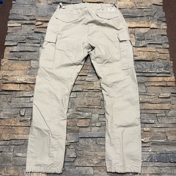 Polo Ralph Lauren Surplus Utility Slim Fit Canvas Cargo Pants Mens 34x32 Beige - Picture 7 of 11